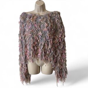 Confetti Fringe Sweater